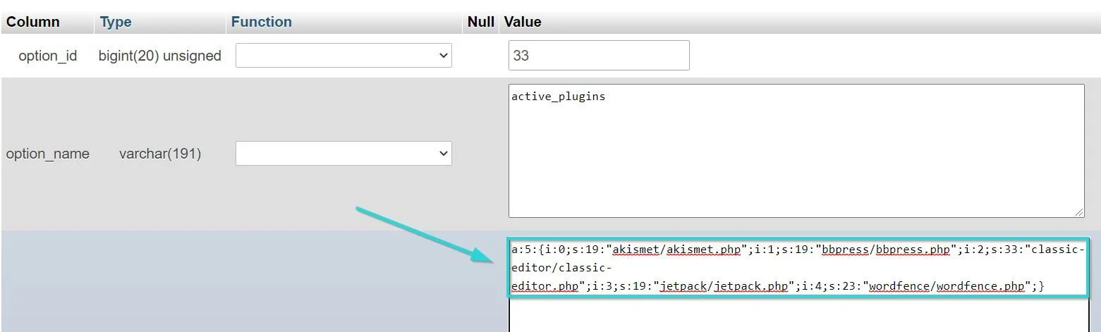  غیرفعال کردن افزونه از طریق دایرکت ادمین