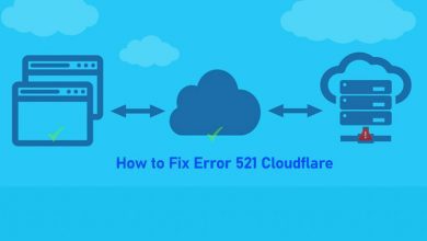 تصویر از آموزش رفع خطای 521 Cloudflare