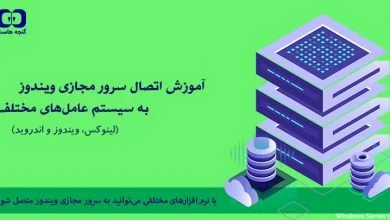تصویر از نحوه اتصال به سرور مجازی ویندوز