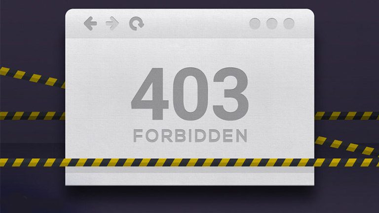 آموزش رفع خطای forbidden 403