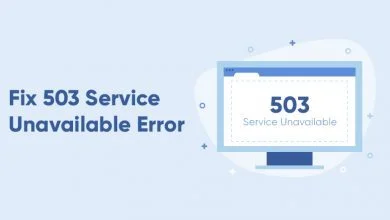 تصویر از آموزش رفع خطای 503 Service Unavailable