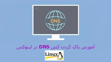تصویر از نحوه پاک کردن کش DNS در لینوکس