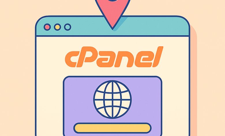 تصویر مربوط به مقاله «چگونه دامنه را در سی پنل پارک کنیم؟» با طراحی پاستیلی و آیکن cPanel